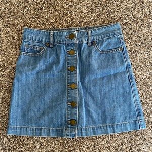 S Forever 21 Jean Skirt w/ buttons